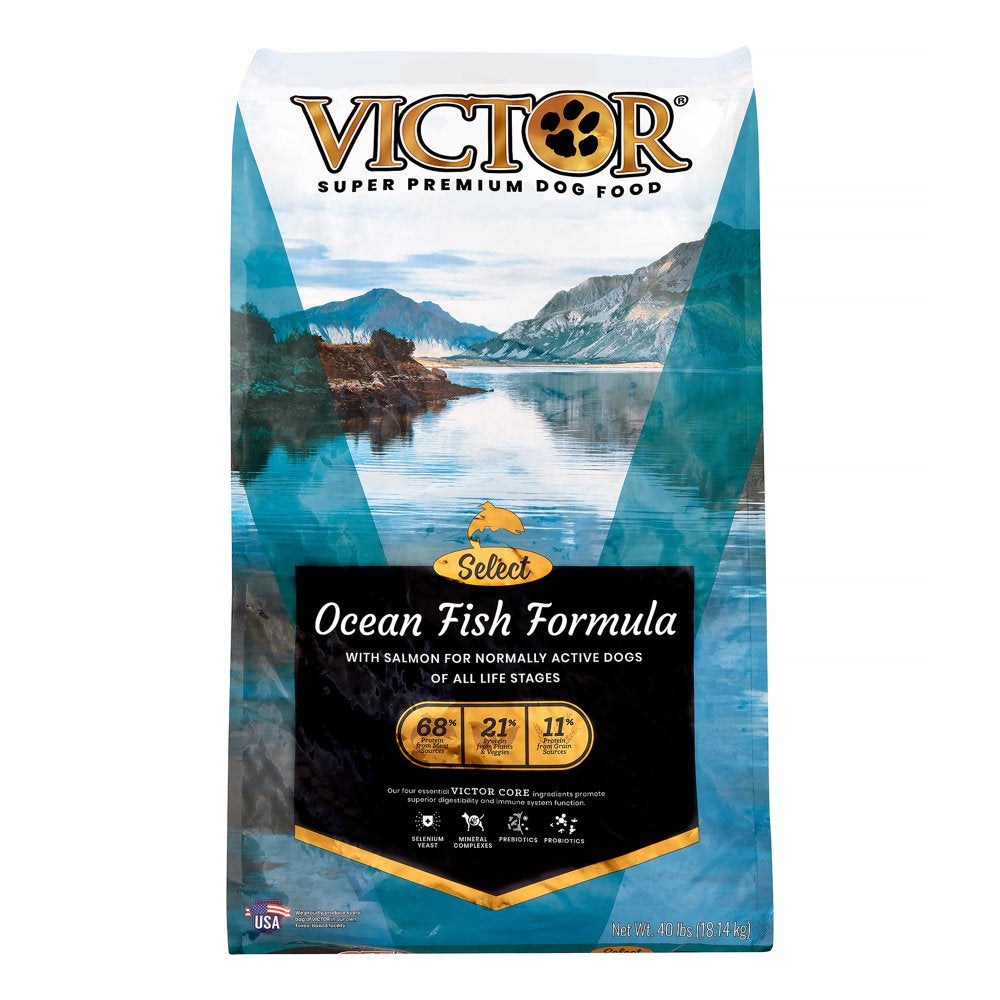 Victor Select Ocean Fish Dry Dog Food, 40 Lb