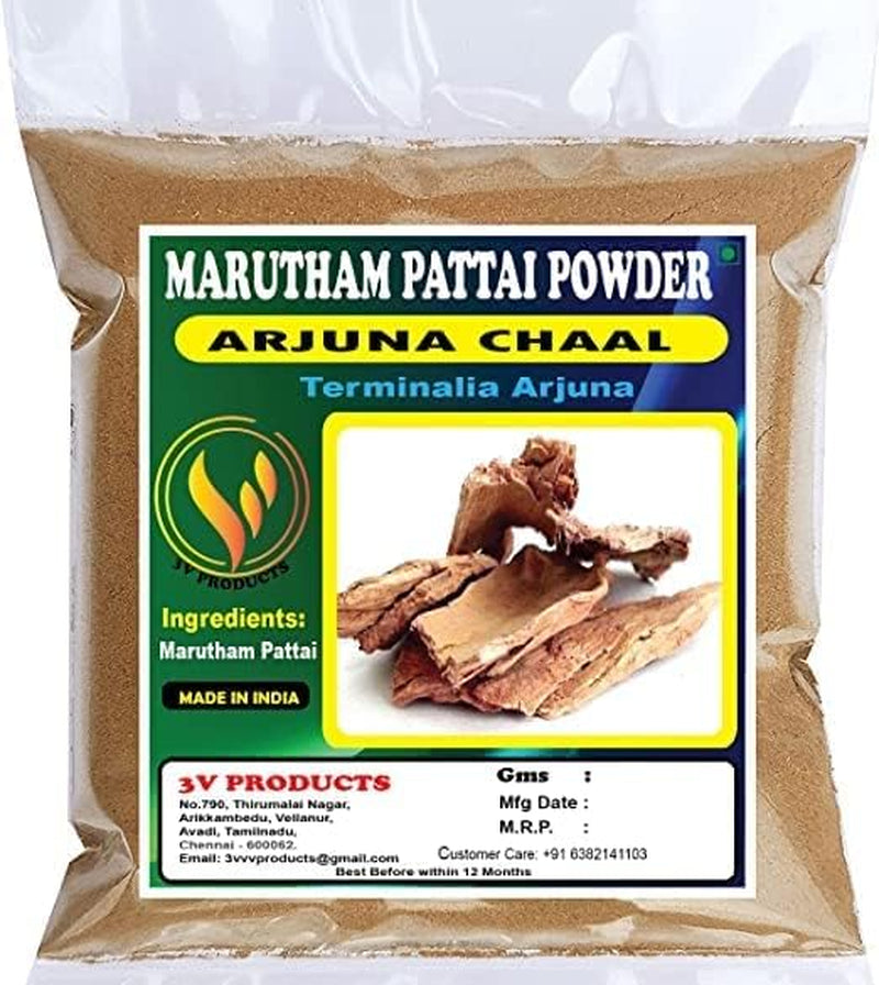 PUB Marutham Pattai Powder 100G | Terminalia Arjuna Bark | Arjuna Chaal | Arjun Ki Chaal | Arjun Bark