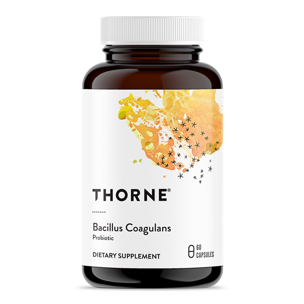 Thorne Bacillus Coagulans Probiotic, Shelf Stable Probiotic Supplement to Promote GI Health, 60 Capsules