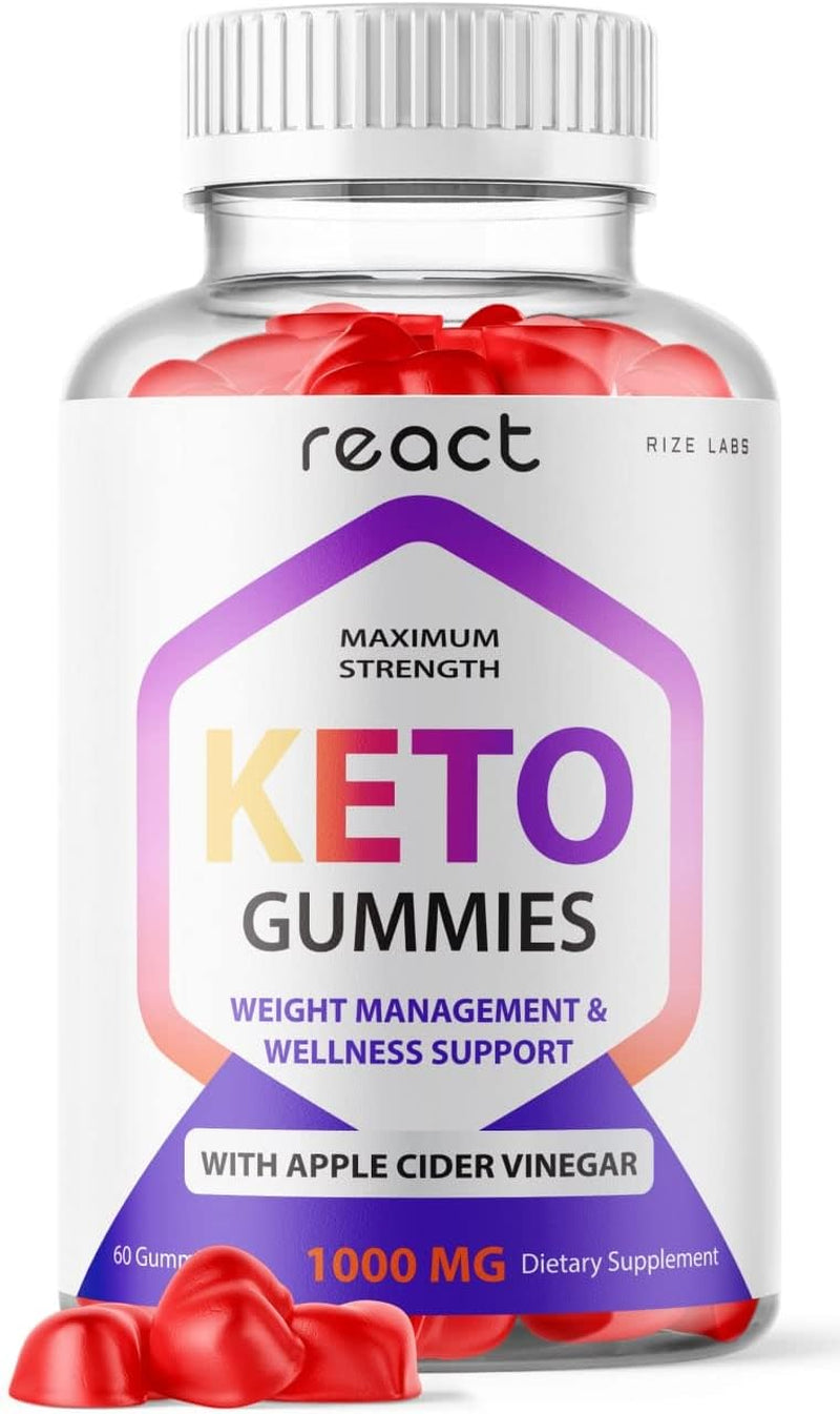 React Keto Gummies React Keto Apple Cider Vinegar Gummy (60 Gummies)