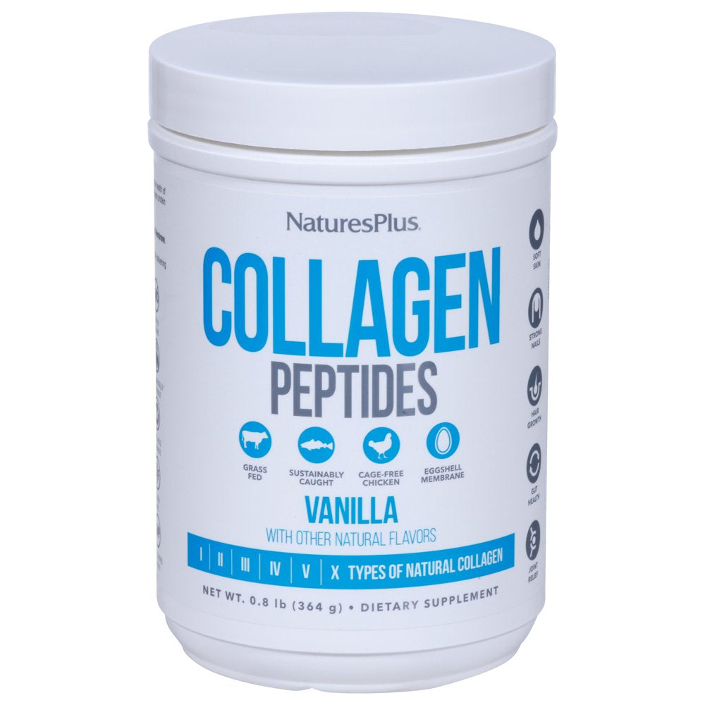 Nature'S plus Vanilla Collagen Peptides 0.8 Lb Powder