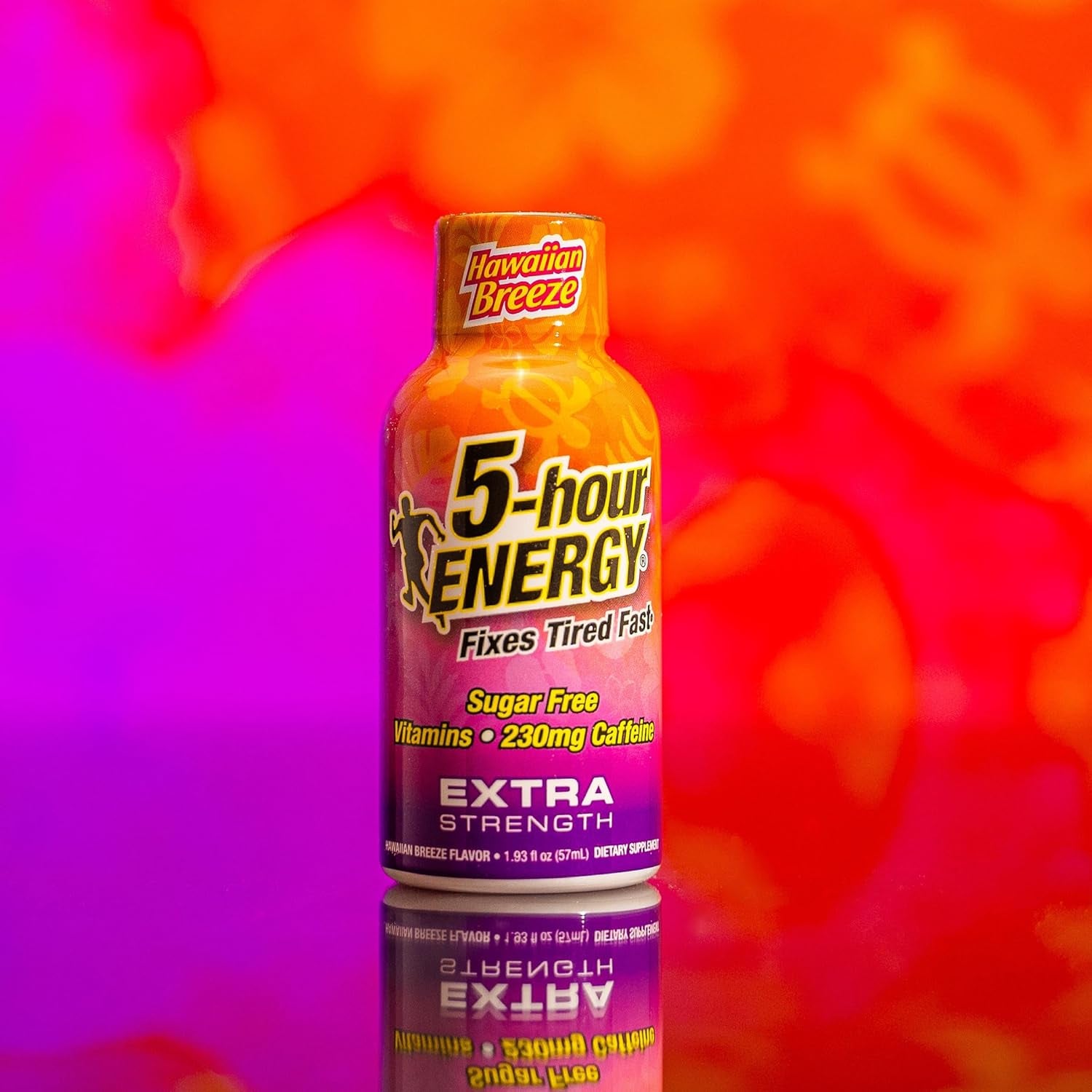 5-Hour ENERGY Extra Strength Energy Shot | Hawaiian Breeze Flavor | 1.93 Oz. | 24 Count | Sugar-Free & Zero Calories | B-Vitamins & Amino Acids | 230Mg Caffeinated Energy Shot | Dietary Supplement