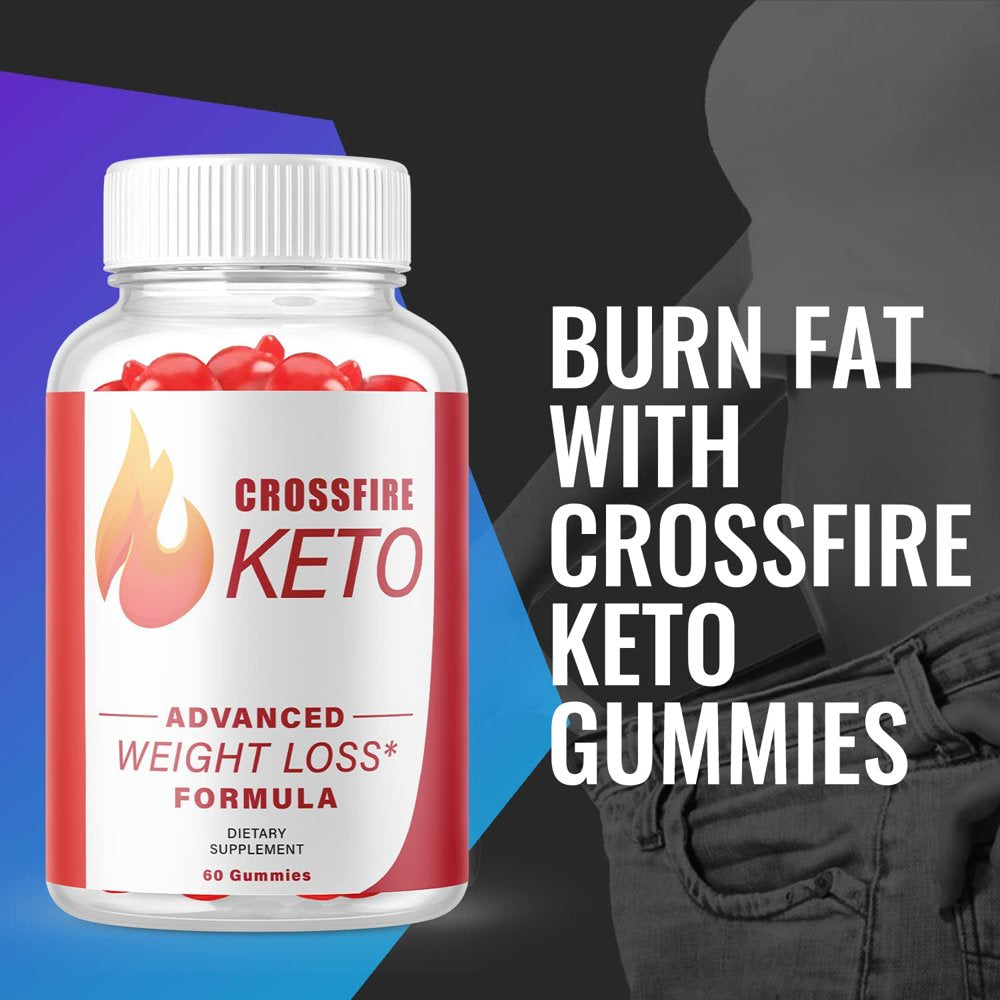 (3 Pack) Crossfire Keto ACV Gummies - Supplement for Weight Loss - Energy & Focus Boosting Dietary Supplements for Weight Management & Metabolism - Fat Burn - 180 Gummies