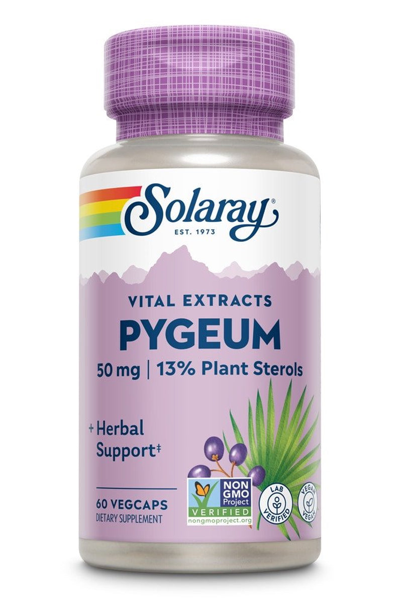 Solaray Pygeum Africanum Bark Extract -- 50 Mg - 60 Vegcaps