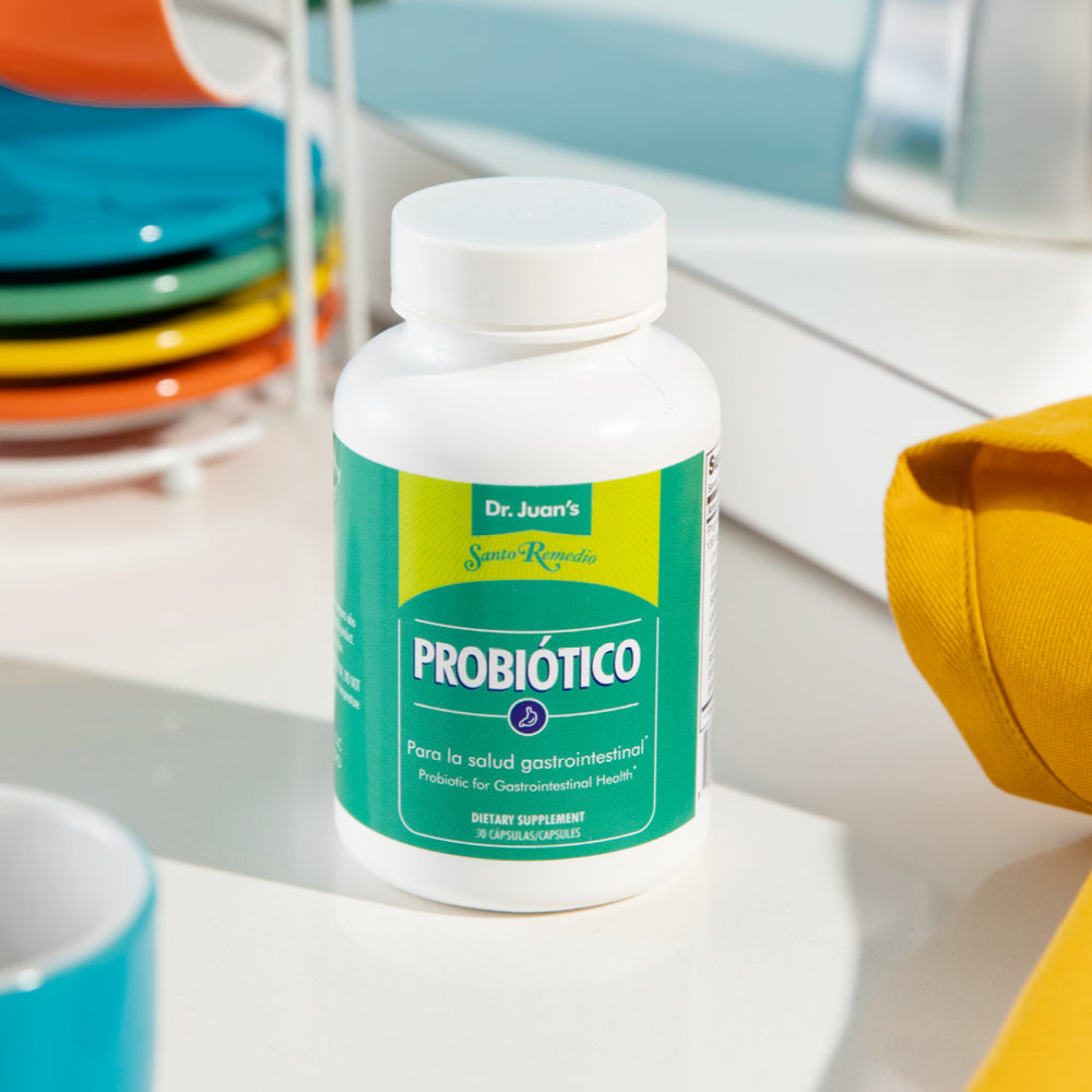 Santo Remedio Probiotic Supplement for Digestive Health, Unisex, 138 Mg, 30 Count