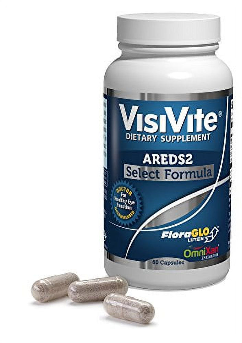 Visivite AREDS 2 Select Eye Vitamin Formula - 60 Capsules (1 Month Supply)