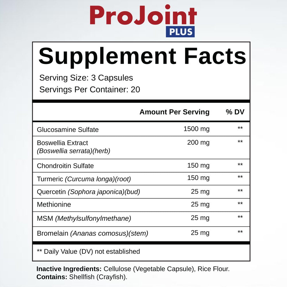 Vitapost Projoint plus Supplement Supports Joint and Cartilage Health - 60 Capsules