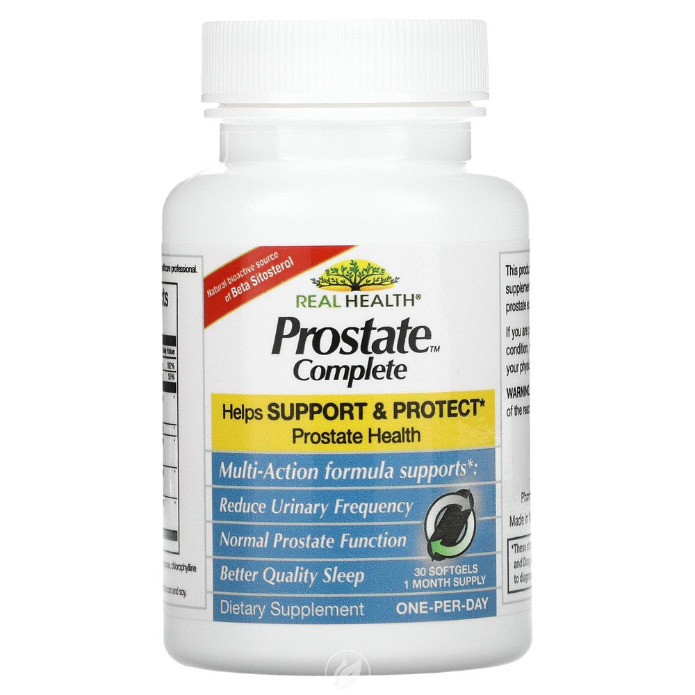 (2 Pack) Real Health Prostate Complete 30 Sgel