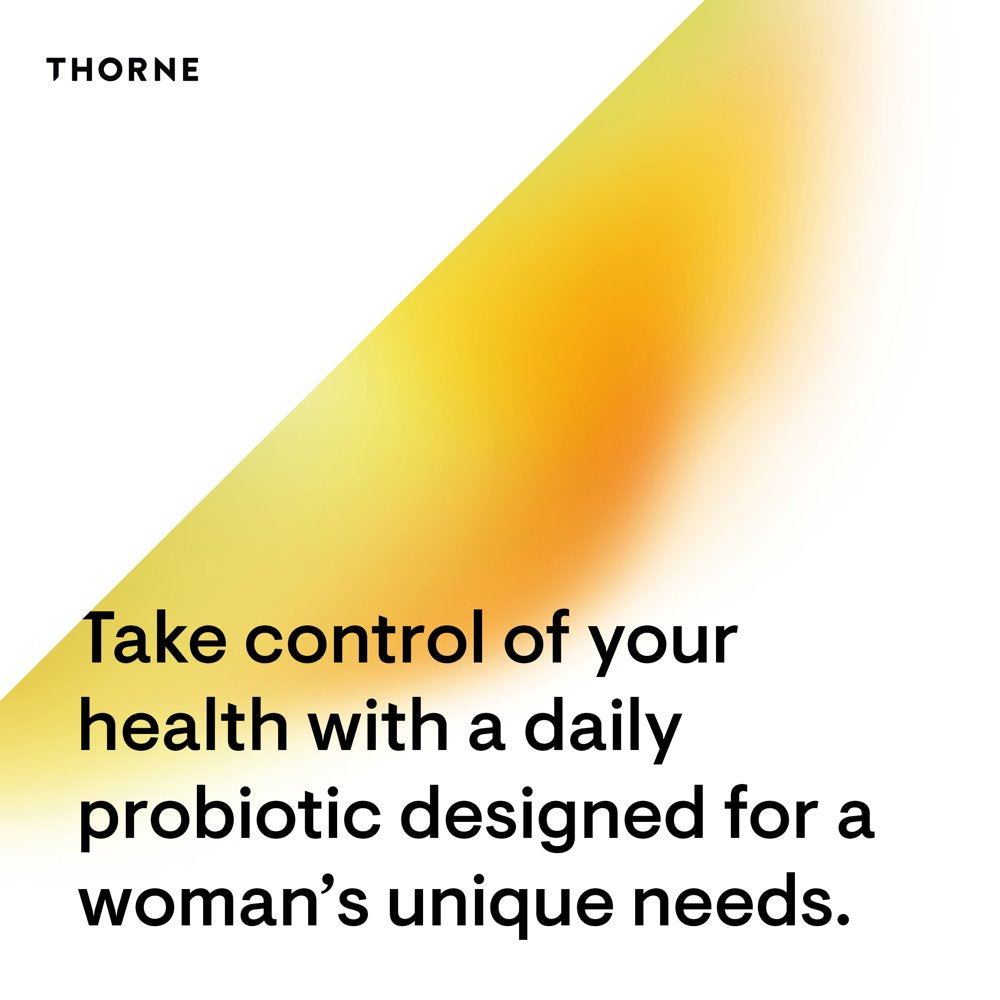 Thorne Women'S Daily Probiotic, 30 Capsules, 30 Servings