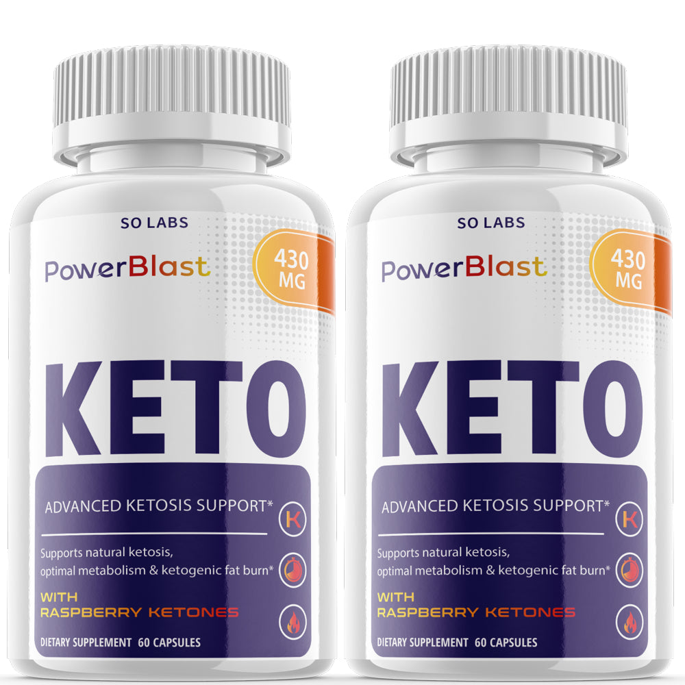 (2 Pack) Power Blast Keto - Fat Utilizing Weight Loss Formula - Natural Ketosis, Optimal Metabolism & Ketogenic Fat Burn - Weight Management Dietary Supplement Pills - 120 Capsules