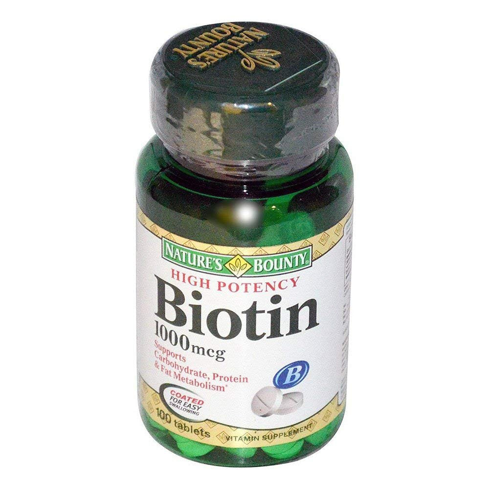 Nature'S Bounty Biotin 1000 Mcg Tablets 100 Ea Pack of 3