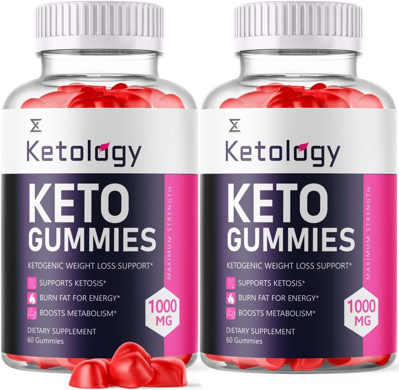 (2 Pack) Ketology Keto Gummies Extra Strength Ketology Keto ACV Gummies Apple Cider Vinegar Advanced Ketology Men Women Organic Support Gomitas Supplement Keto plus ACV Vegan (120 Gummies)