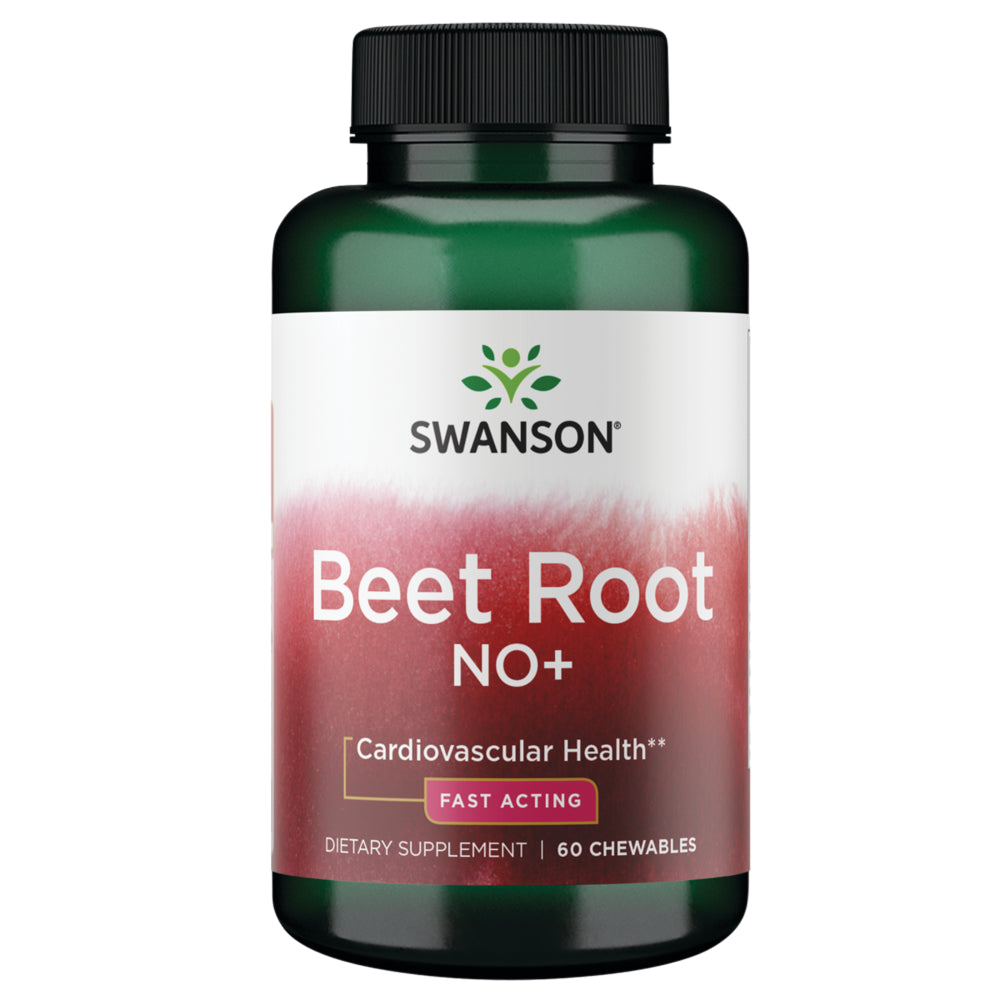 Swanson Beet Root No+ Fast-Acting 60 Chewable Tablets