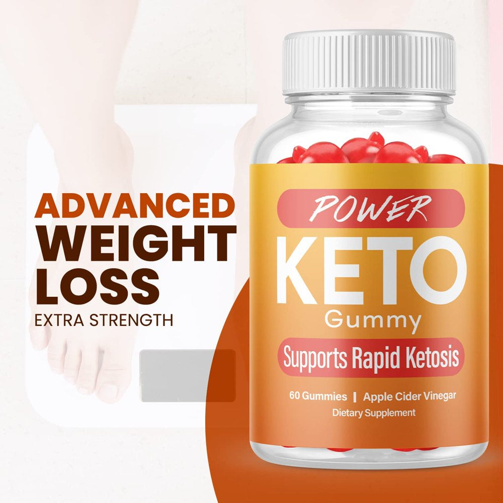 (5 Pack) Power Keto Gummies - Apple Cider Vinegar Supplement for Weight Loss - Energy & Focus Boosting Dietary Supplements for Weight Management & Metabolism - Fat Burn - 300 Gummies