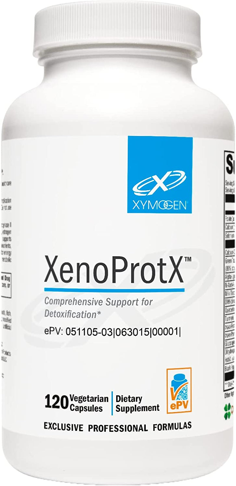 XYMOGEN Xenoprotx - Supports Healthy Estrogen Metabolism + Xenoestrogens Detox - DIM, NAC, Calcium D-Glucarate + Phytonutrients Supplements to Support Liver Detox + Liver Health (120 Capsules)