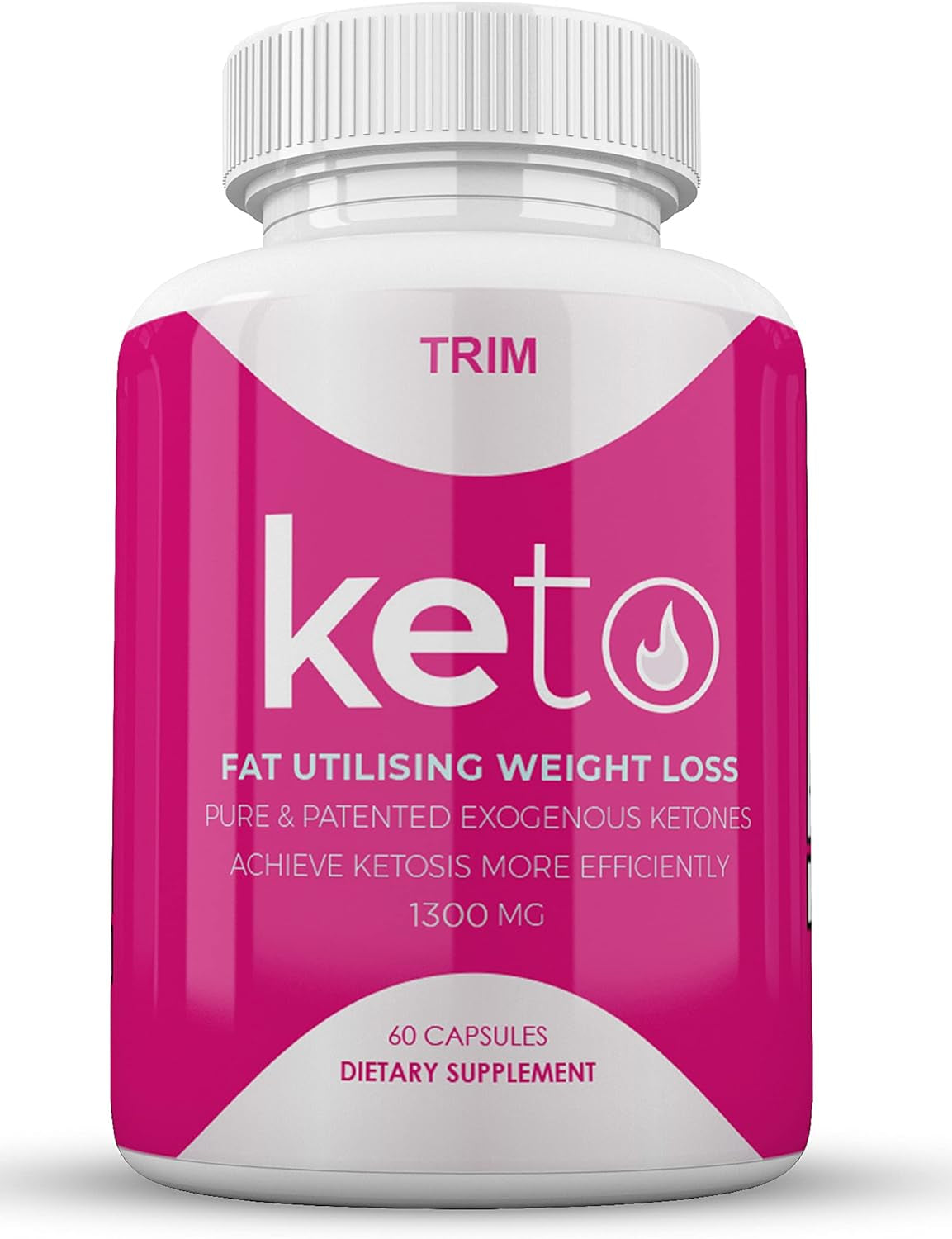 (Official) Trim Keto, Advanced Strong Formula 1300Mg, Made in the USA, (1 Bottle Pack), 30 Day Supply