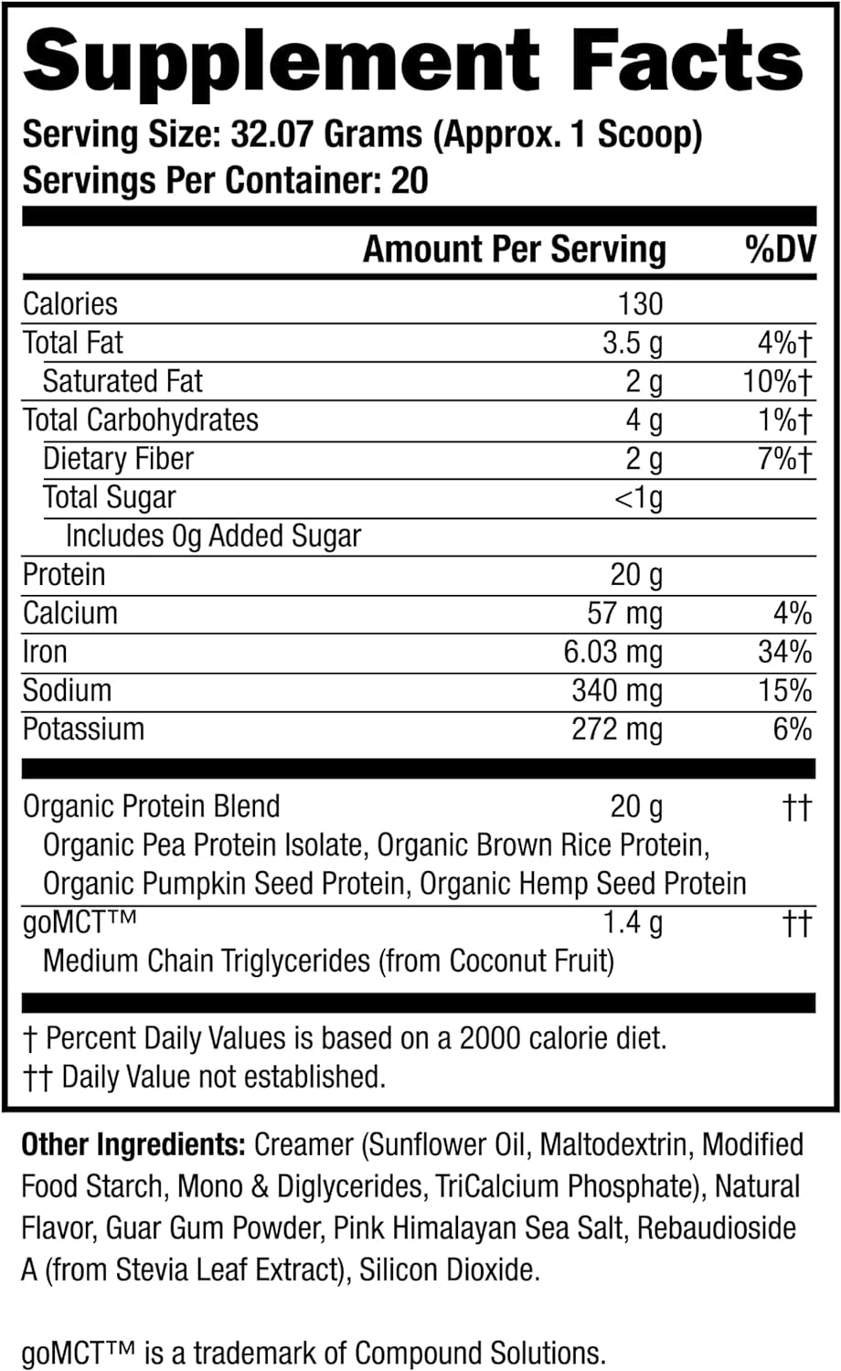 Twinlab Sport Vegan Protein Powder, Vanilla, 22.60 Oz - 20 Servings (Pack of 2)