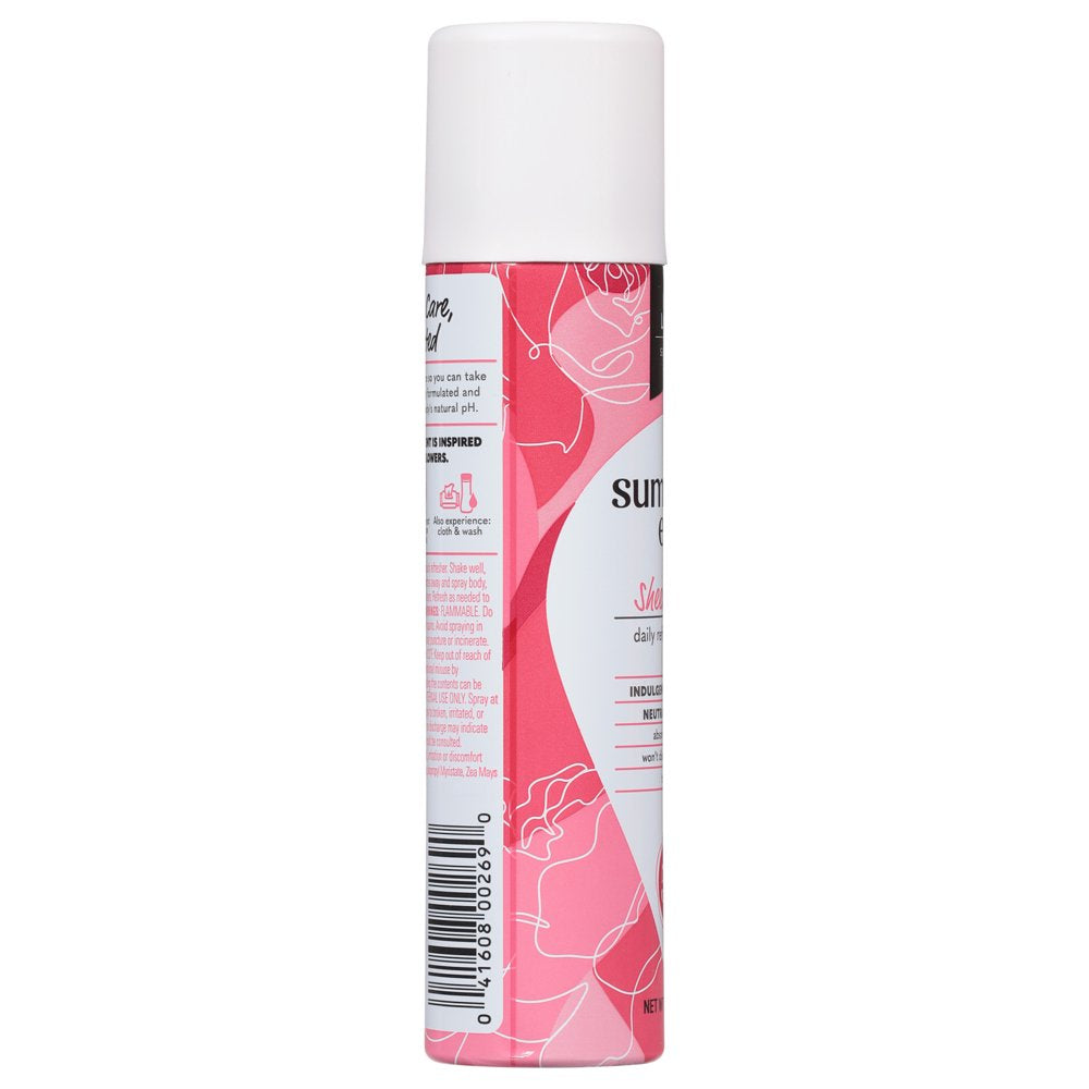 Summer'S Eve Sheer Floral Daily Refreshing Feminine Spray, 2 Oz