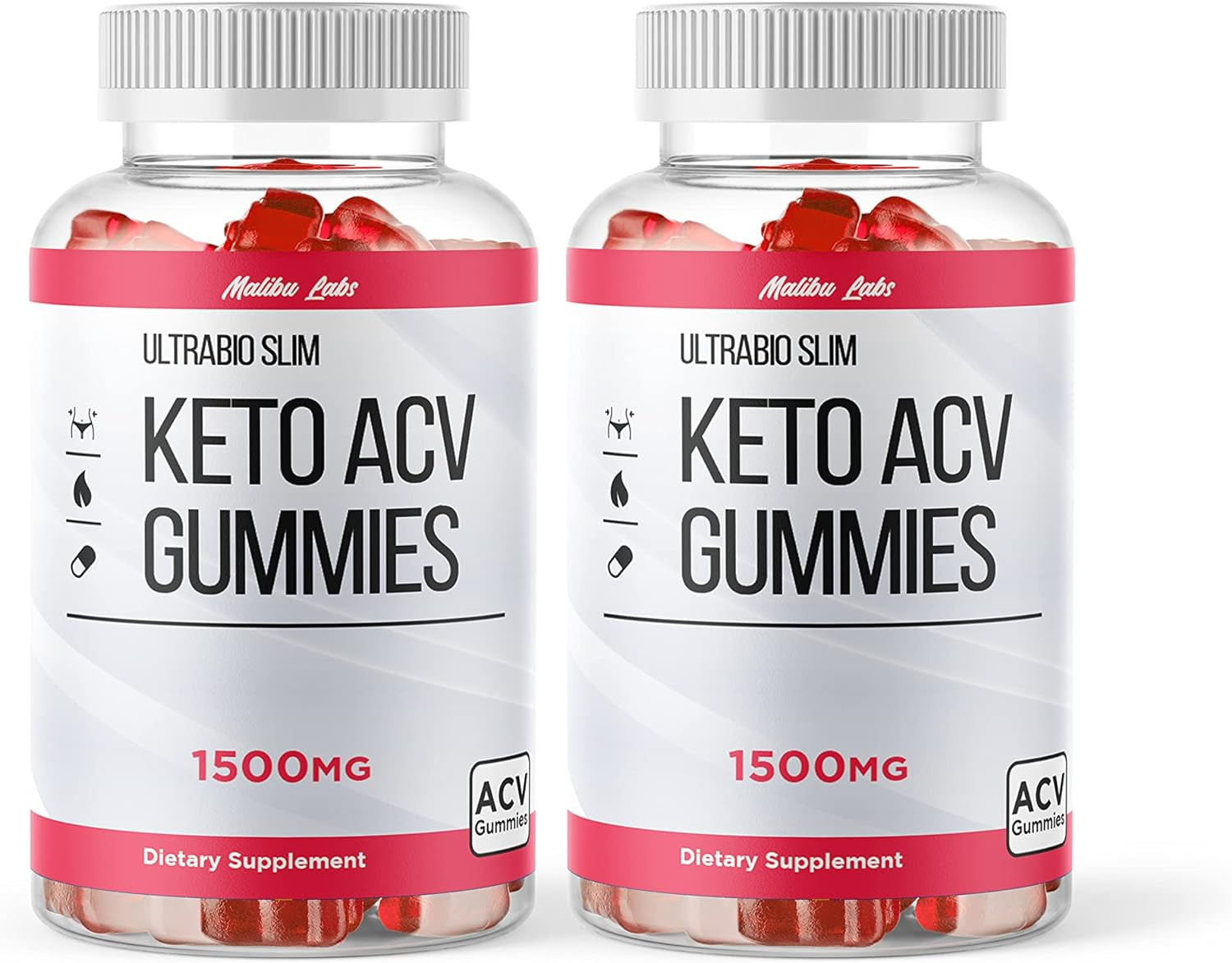 Ultrabio Slim Keto Apple Cider Vinegar Gummies, New Strong Time Released Formula, 1500Mg Once a Day, Ultra Bio Ketogenic Support Supplement, Ketos Ketosis Gummy, (2 Pack) 60 Day Supply Tank