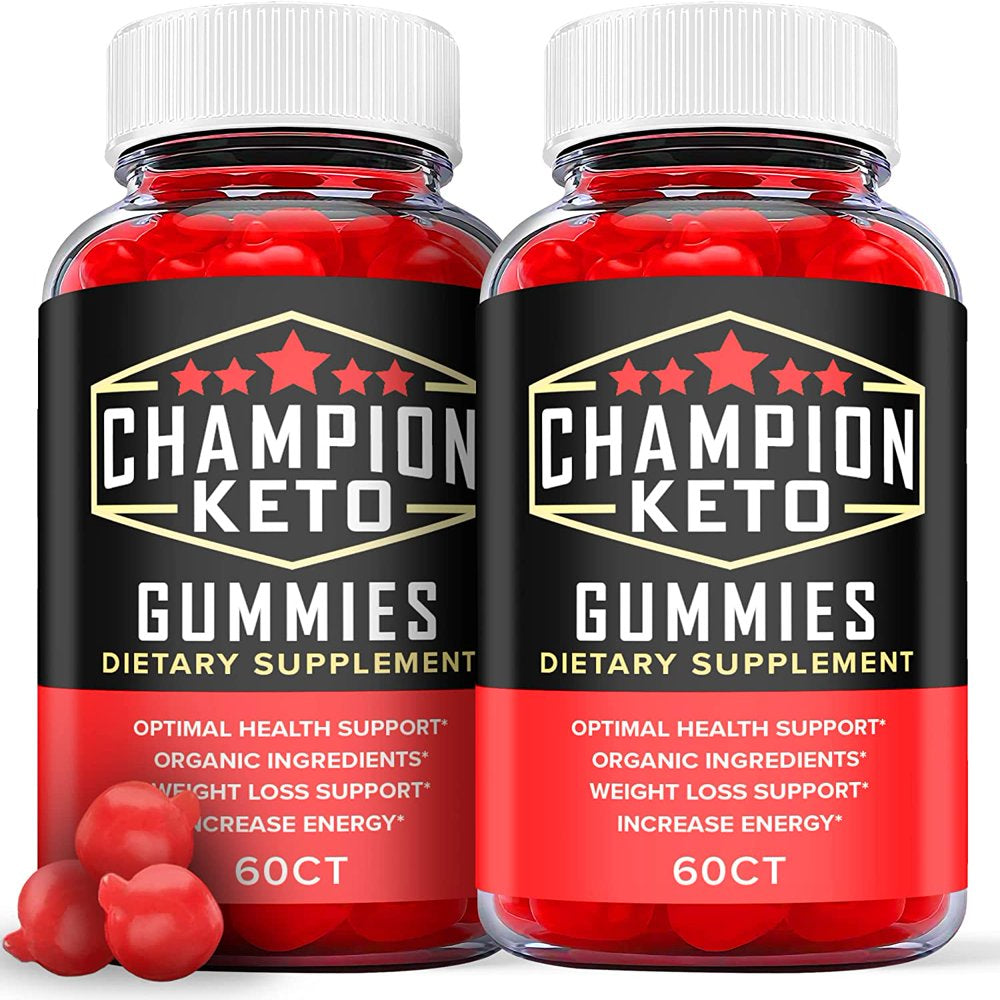 (2 Pack) Champion Keto ACV Gummies - Supplement for Weight Loss - Energy & Focus Boosting Dietary Supplements for Weight Management & Metabolism - Fat Burn - 120 Gummies