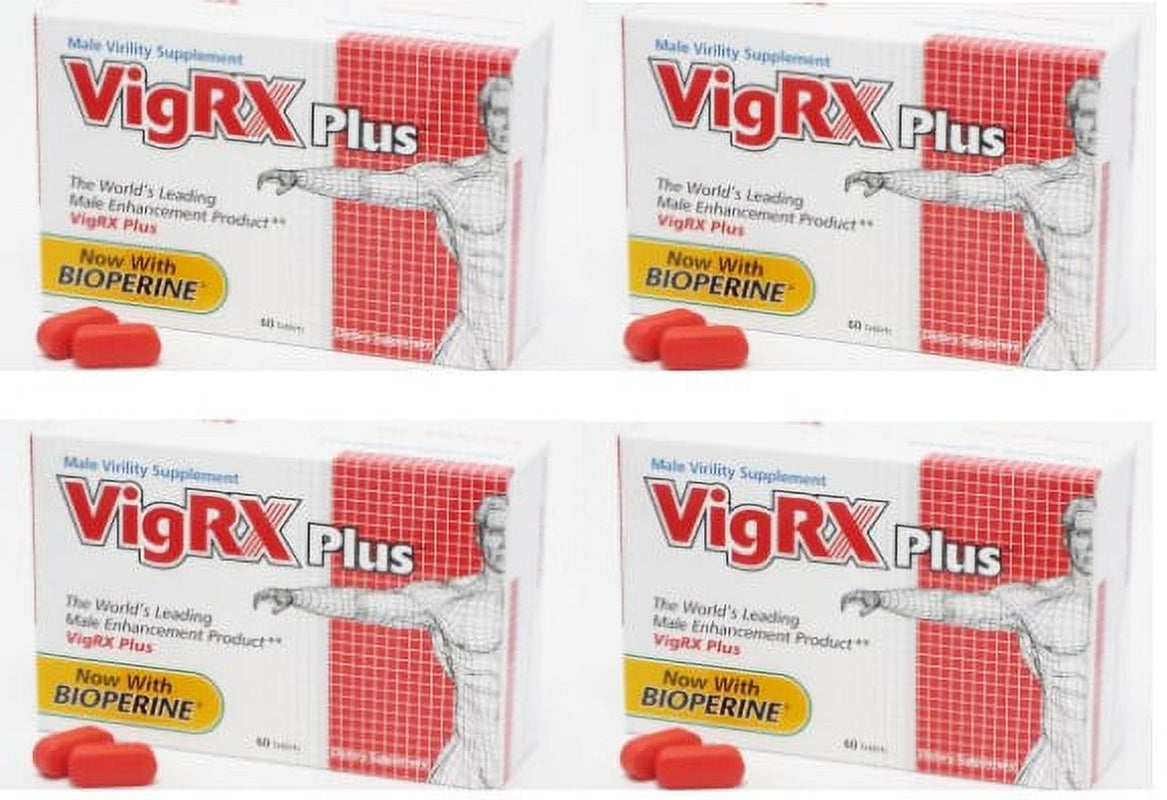 Vigrx plus - 4 Month Supply - 60 Capsules; Oral Herbal Supplement