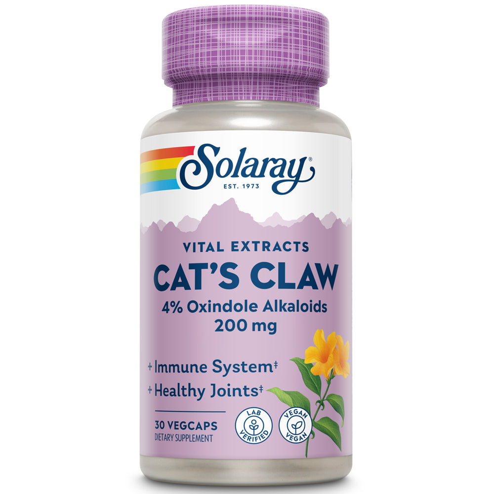 Solaray Cat'S Claw Extract 200 Mg - 30 Capsules