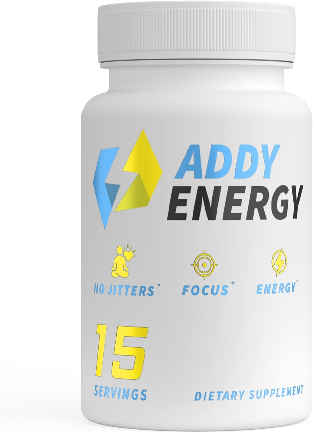 ADDY ENERGY - Focus Supplement - Energy Booster for Men - Energy Supplement - Brain Booster - Early Bird Morning Cocktail - Focus, Energy, and Memory Support Vitamins - 15 Day Supply (15 Capsules)