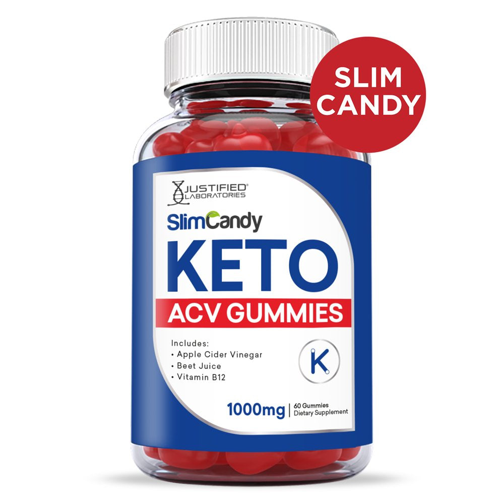 (5 Pack) Slim Candy Keto ACV Gummies 1000MG Dietary 300 Gummys