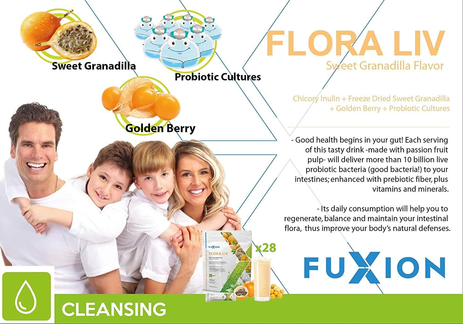 Fuxion Health Care Products (Flora LIV, 28 Sticks)