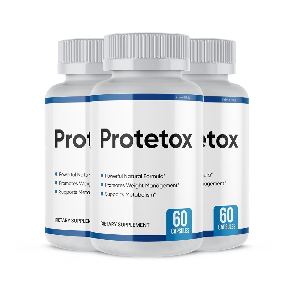 Protetox Pills Max, (3 Pack) Official Advanced Formula, Dietary Supplement 180 Count