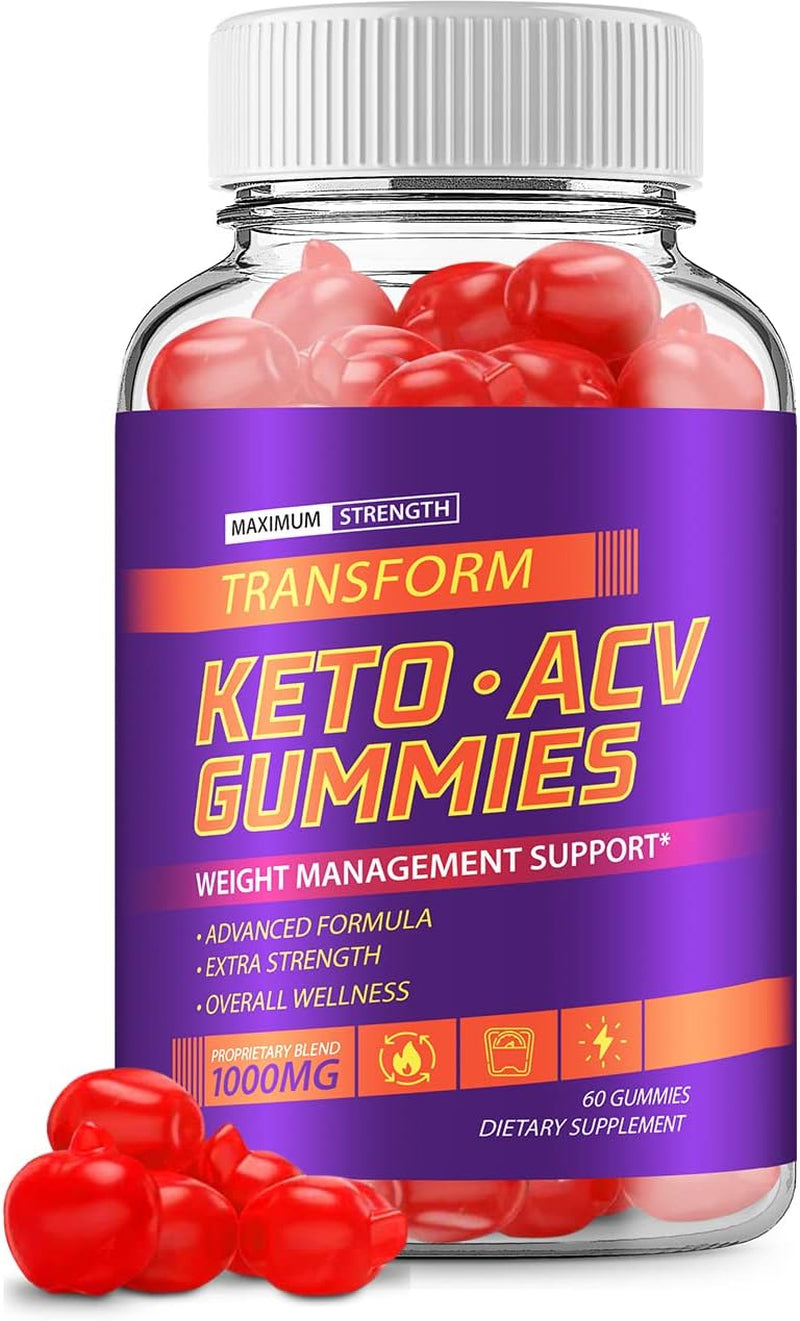 Transform Keto ACV Gummies Advanced Formula (60 Gummies)