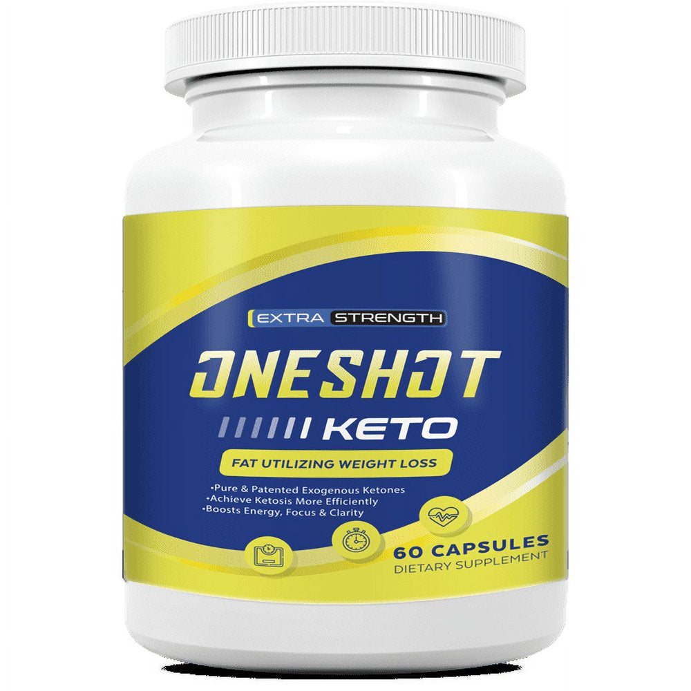 One Shot Keto Diet Pills Advanced Weight Loss Instant Keto Fast Ultra Keto Burn 60 Capsules