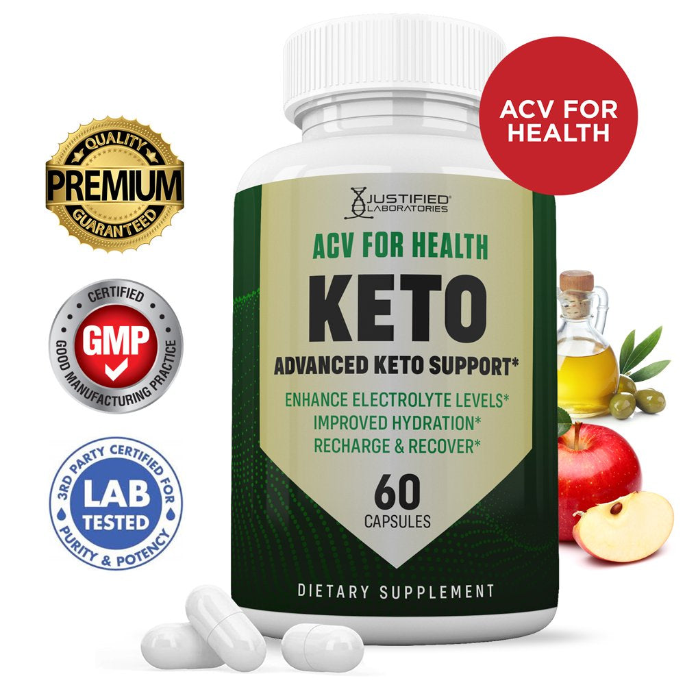 ACV for Health Keto ACV Pills 1275Mg Dietary Supplement 60 Capsules