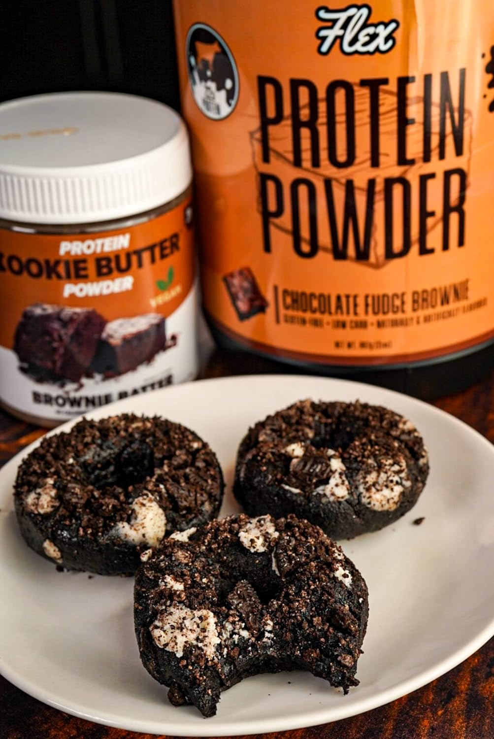 Whey Protein Powder, Chocolate Fudge Brownie | Low Net Carbs, Gluten Free, No Sugar Added | 2 Lb - 27 Servings