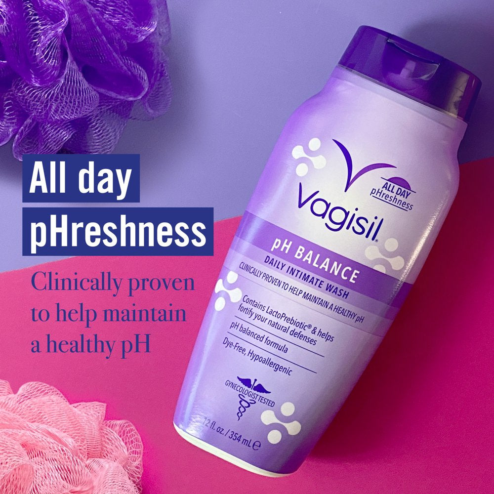 Vagisil PH Balance Daily Intimate Vaginal Feminine Wash, 12 Oz, 1 Pack