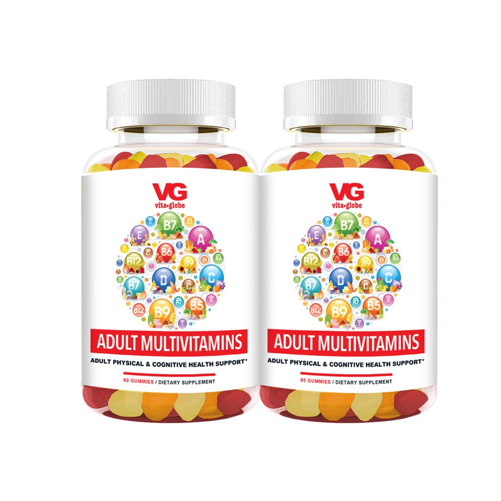 Vita Globe Adult Complete Multivitamin Gummy 120Ct (2 X 60Ct Bottles)