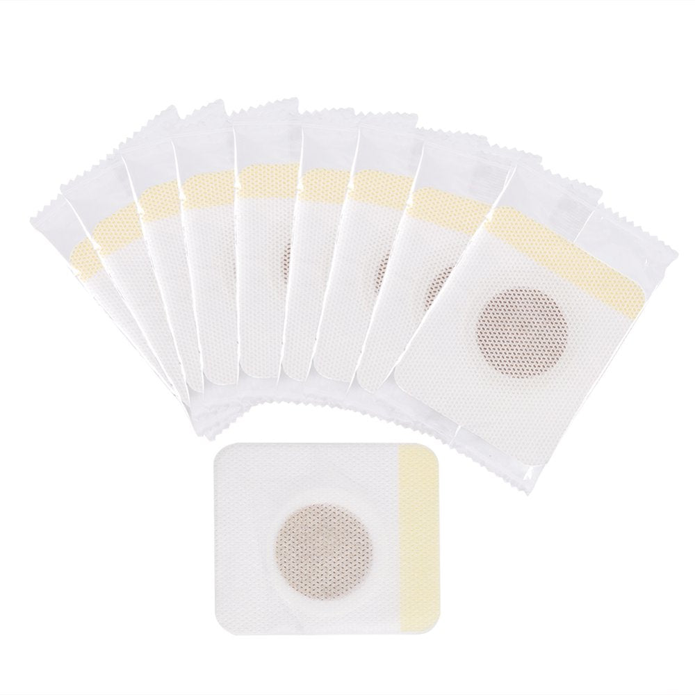 WALFRONT 10Pcs/Box Navel Slimming Patches, Women Weight Losing Fat Burning Navel Stick Adhesive Sheet Slim Patch Pads