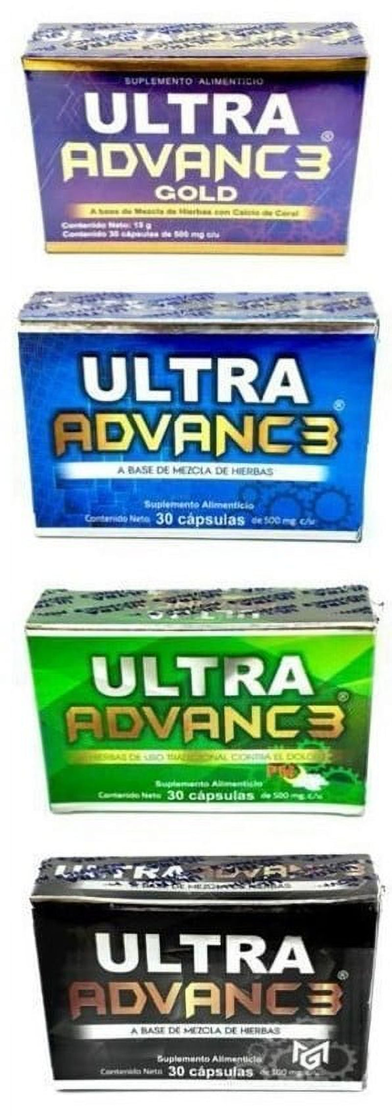 Ultra Advance 3 Ultra Advanc3 (30 Cápsulas De 500Mg)