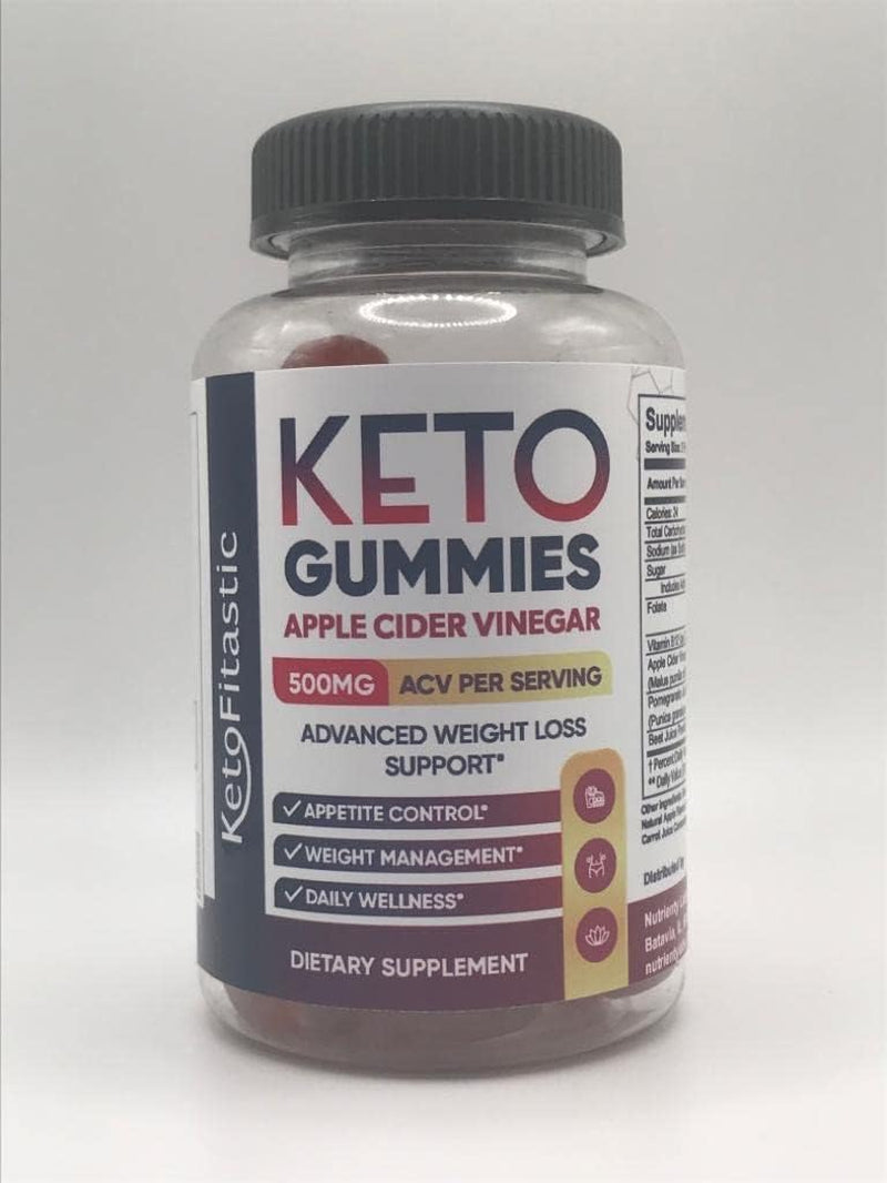 Zonata Ketofitastic Gummies, Keto Fitastic ACV Gummies, 60 Count (Pack of 1)