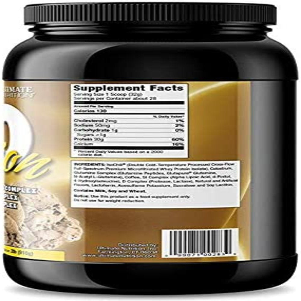 Ultimate Nutrition ISO Sensation 93 Whey Protein Powder, Café Brazil, 2 Pounds