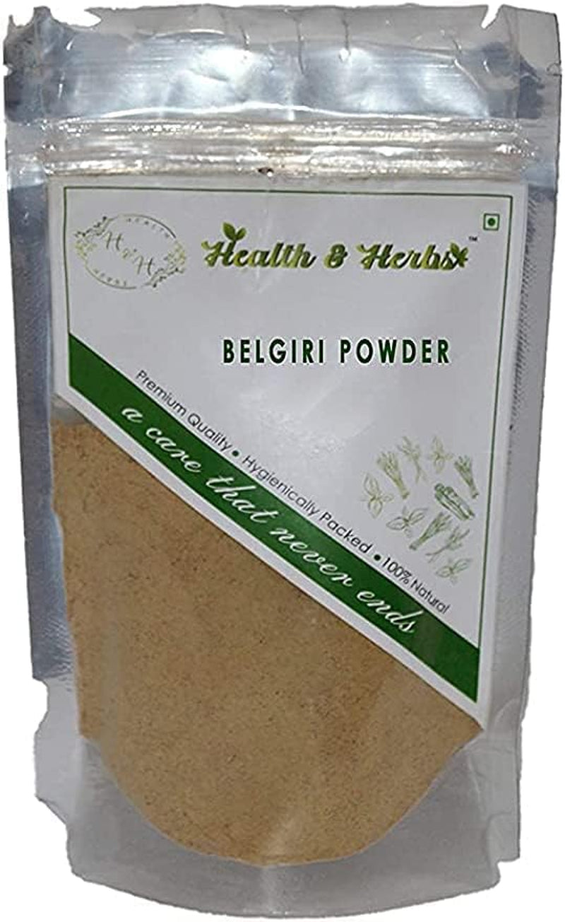 Xento Health & Herbs 100% Pure & Natural Belgiri Powder - Bealgiri - Bael Phal Dry Powder - Aegle Marmelos (400G)