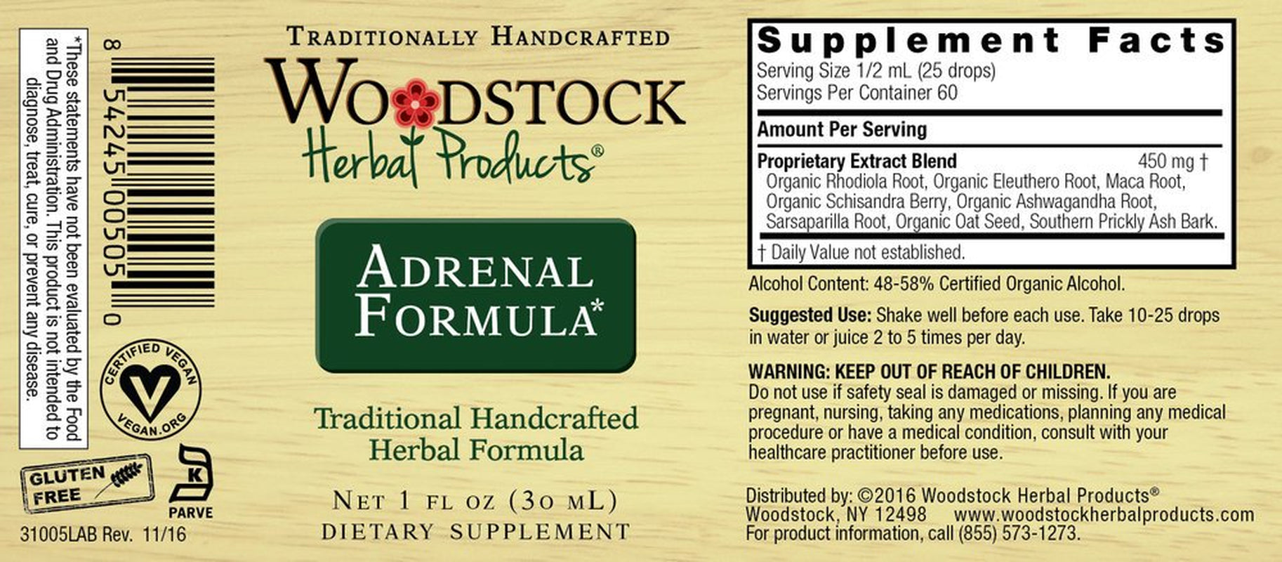 Adrenal Formula 1Oz