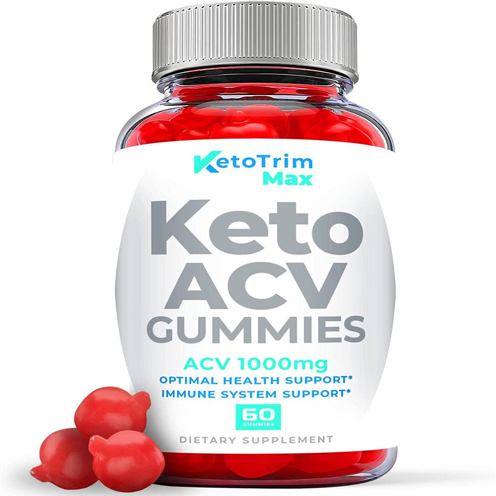 (1 Pack) Keto Trim Max Keto ACV Gummies - Supplement for Weight Loss - Energy & Focus Boosting Dietary Supplements for Weight Management & Metabolism - Fat Burn - 60 Gummies