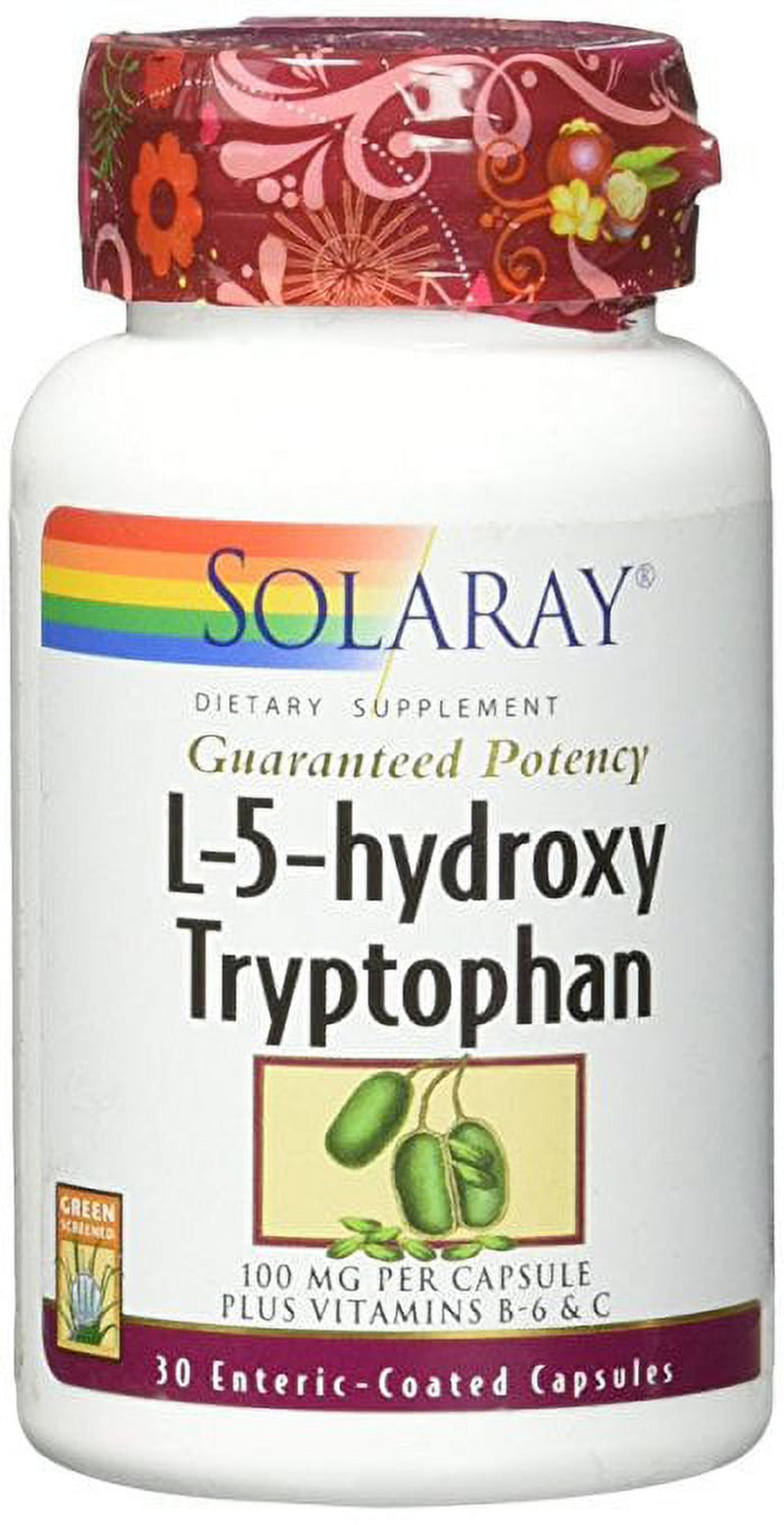 Solaray L-5-HTP 100Mg W/ B-6 & C 30 Capsule