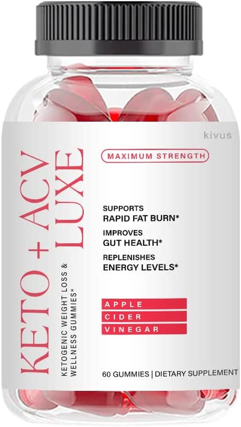 (Single) Keto Luxe - Keto Luxe ACV - Keto Luxe ACV Gummies (60 Count)