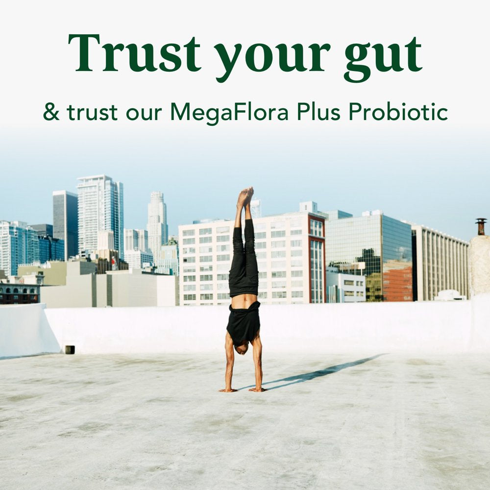 Megafood, Megaflora Plus, Probiotic Supplement with 50 Billion CFU, 60 Servings (60 Capsules)