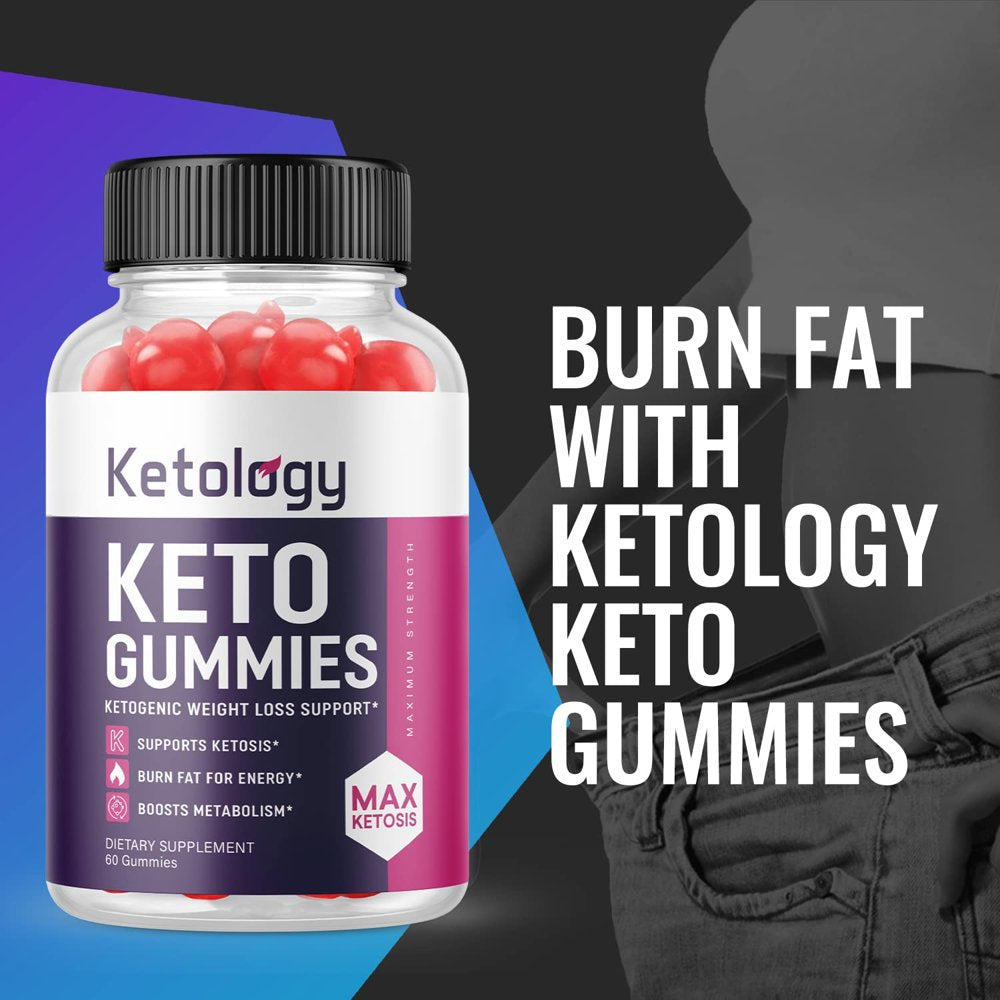 (5 Pack) Ketology Keto ACV Gummies - Supplement for Weight Loss - Energy & Focus Boosting Dietary Supplements for Weight Management & Metabolism - Fat Burn - 300 Gummies