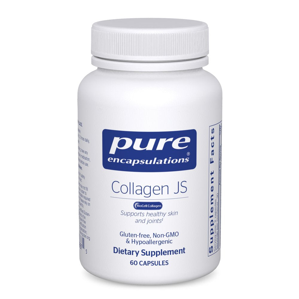 Pure Encapsulations Collagen JS | Supplement for Skin Care, Joint Health, anti Aging, Connective Tissue, Tendons, and Ligaments* | 60 Capsules