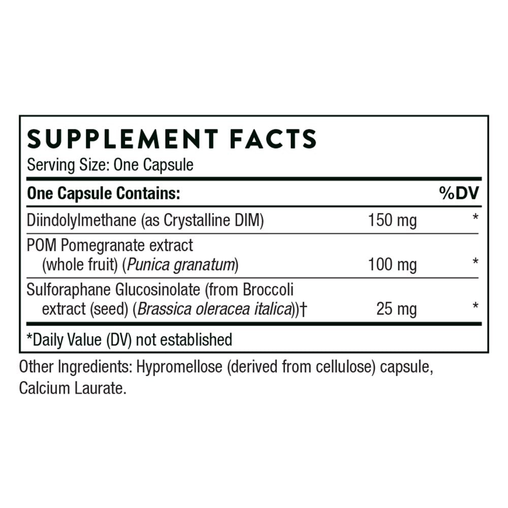 Thorne Hormone Advantage - (Formerly DIM Advantage) Estrogen Support Hormone Balance for Men Women - Featuring DIM and Pomegranate Extract - 60 Capsules