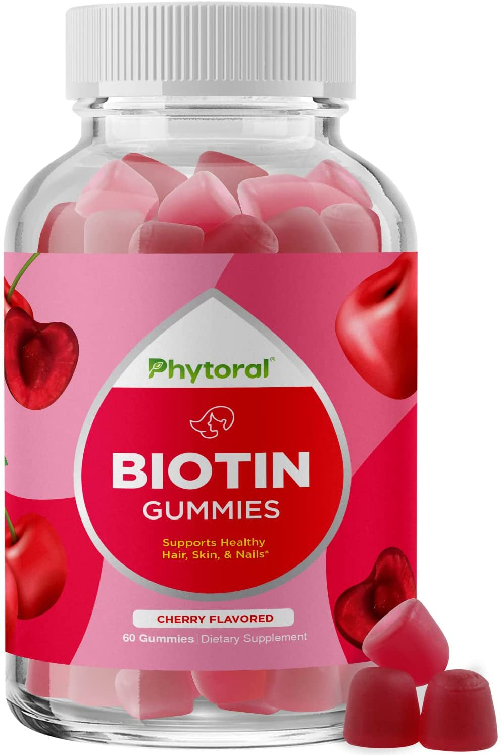 Biotin Gummies for Hair and Nail Growth - Biotin Gummies for Hair Growth Potent Skin Care and Nail Care - Biotin 5000Mcg per Serving Hair Skin and Nails Gummies Vitamins for Adults